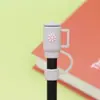 Nova tampa de palito à prova de poeira de 10 mm de diâmetro grande pode ser reciclada linda caneca de milk tea plug de palito grosso fornecedores de fabricação
