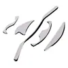 Cuchillo Fascial de Acero Inoxidable, Juego Completo de Cuchillos Deportivos de Grado Profesional para Fitness y Belleza, Cuchillo para Relajación Muscular, Cuchillo de Masaje Fascial