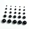 Jade birmanês natural 8 MM Preto Redondo Bead Jade Jóias Acessórios Bulk Bead Pingente A Mercadorias Preto Frango Material Jade Beads