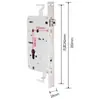 Haohan porta antifurto porta de madeira corpo de fechadura de impressão digital anti-cartão anti-colisão gancho removível gancho falso corpo de fechadura de impressão digital todo em aço dedo semi-aço