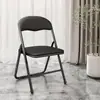 K USD H Taburete Simple Hogareño Plegable Silla con Respaldo Portátil Asiento para Computadora Silla de Oficina para Conferencias Silla Pequeña para Comer Silla para Dormitorio