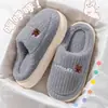 Pantuflas de Algodón para Hombre 2025 Nuevas de Interior para el Hogar Felpa Cálida Suela Gruesa para el Hogar Otoño e Invierno Pantuflas de Algodón para Hombre