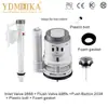 Válvula de Drenaje de Doble Etapa de Alto Flujo para Inodoro de 3 Pulgadas Accesorios para Tanque Piezas Silenciosas de Alta Calidad para Inodoro Meijia K4489
