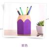 Caja de almacenamiento creativa grande con cabeza de lápiz, gran capacidad, portalápices para estudiantes, artefacto de color contrastante, suministros de oficina, cesta para artículos diversos de escritorio