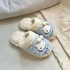 Pantuflas de Algodón Originales de Hello Kitty de Sanrio para Mujer Otoño/Invierno 2026 Nuevos Zapatos Peludos Cómodos de Suela Suave para Ponerse Fácilmente