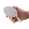 Pedra de Esfoliação para Pés em Formato de Ovo de Ganso Pedra Vulcânica para Pele Morta Calos Tábua de Esfregar Pés Pedra de Massagem Doméstica Ferramenta de Massagem para Pés
