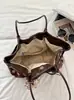 Bolso tote de moda estilo coreano con lazo de lunares para mujer, nuevo modelo otoño 2026, bolso de hombro y axila de gran capacidad para el día a día
