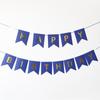 Banner de Aniversário Decoração do Primeiro Aniversário do Bebê Artigos para Festa Banner de Feliz Aniversário com Letras Douradas Banner de Cauda de Peixe