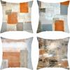 Cojín Decorativo Moderno para Sofá de Casa Funda de Cojín con Pintura Abstracta Funda de Cojín Ultra Suave Cojín para Cabecera Cojín Lumbar para Oficina