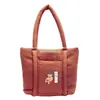 Bolso de Hombro Rpet Transfronterizo Bolso de Hombro Relleno de Algodón Rpet Bolso Cruzado de Algodón Plegado Reciclado Fábrica Personalizada