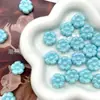 Acrílico Cor de Creme UV Série de Cores Sólidas Flores Pequenas Fofo Feito à Mão DIY Corrente de Celular Pingente Material de Miçanga Acessórios