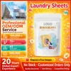 Hojas absorbentes de color anti-transferencia de tinte OEM personalizadas 50 piezas en bolsa lavado mixto protección de color anti-transferencia de tinte marca privada fábrica OEM venta al por mayor transfronteriza
