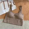 Confortável sutiã esportivo de costas bonitas para ioga, regata, roupa íntima, camisola feminina para uso externo, roupa íntima para garota sexy, respirável, com suporte envolvente no peito, atacado