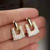 Joyería Transfronteriza Nicho Colgante de Alta Gama Pendientes Accesorios Pendientes de Lujo Ligero Piedra de Perro Estilo Coreano Pendientes Elegantes Mujer