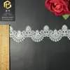 Moda para mujer poliéster seda transparente encaje de lentejuelas 4.5cm nuevo accesorios y materiales para falda de velo en stock para venta al por mayor