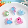 Nuevos adornos de resina de serie tropical de animales marinos al por mayor DIY para cuerda de pelo casera, accesorios para el cabello, funda de teléfono, pegatinas para refrigerador
