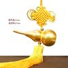 Colgante de Calabaza de Cobre con Nudo Chino Auspicioso para Decoración de Puerta, Calabaza Hueca para Buena Fortuna y Prosperidad, Adorno para Puerta de Dormitorio