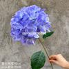 Hortensia de Simulación 3D Fabricación Pared de Flores para Boda Azul Bella Decoración Venta al por Mayor Hogar Suave Hortensia Transfronteriza