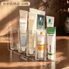 Rack de Armazenamento de Creme com Múltiplos Compartimentos Formato de Peixe Transparente Organizador de Tubos para Mesa de Escritório Salão de Beleza Organizador de Creme Dividido Em Estoque