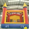 Proyecto Transfronterizo Castillo Inflable para Niños Trampolín Cuadrado Trampolín Equipo de Diversión para Interiores y Exteriores Castillo Travieso Tobogán