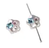 Perla Imitación Acrílica Chapada Mapei Accesorios de Diamante Cuentas Sueltas Pulsera de Cuentas Hecha a Mano DIY Accesorios para Joyería Materiales