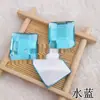 Adesivo decorativo superfície de malha gema quadrada sem furo broca 25 material strass quadrado fundo plano 25 quadrado diy acrílico