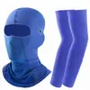 Pañuelo para la cabeza con orejeras de seda helada para ciclismo, protección solar para exteriores en verano, capucha, mangas de seda helada de nailon, traje deportivo transpirable de secado rápido