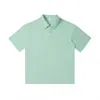 Polos Personalizados de Alta Gama en Colores Lisos, Marca de Moda, Hombro Caído Casual Ropa de Trabajo Corporativa, Manga Corta para Hombre con Logo Bordado