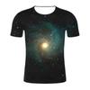 Código europeo para hombre Amazon verano para hombre chaqueta digital 3D cielo estrellado estampado camiseta para mapear se puede configurar fábrica directo