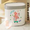Papelera de baño de nuevo estilo para uso doméstico, adecuada para inodoros y salas de estar, con un diseño elegante y un alto atractivo estético, perfecta para colocar al lado del inodoro