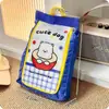Bolsa de sapato portátil e fofa, mala, bolsa de sapato de camada dupla à mão à prova de poeira de grande capacidade, bolsa de armazenamento de sapatos para viagem de negócios