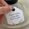 Pendientes de Plata de Ley S925 con Línea Irregular de Lazo, Dulces, Exquisitos, Versátiles, Simples, de Nicho, Personalizados para Mujer