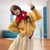 Cardigan Suéter de Flores Crochê Feito à Mão em Cores Contrastantes Retro para Mulheres Outono e Inverno Novo Estilo Solto e Gentil Jaqueta de Tricô Macia e Cera