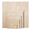 Reino del Cangrejo Astillas de Madera Láser DIY Chops de Madera de Álamo Geométricos Adornos Decoración del Hogar DIY Chops de Madera Redondos Venta al por Mayor Corte