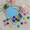 Corazón de Madera Forma de Estrella de Madera Creativa Tarro de Recompensas Tarro de Deseos para Niños con Soporte Tarro de Recompensas de Puntos de Aprendizaje de Autodisciplina