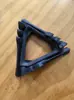 Soporte Estabilizador Triangular para Cilindro de Gas Exterior Plástico de Nylon para Cilindro de Gas Plano Largo Montaje Universal para Acampar Base Estable