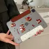 Funda Protectora con Tema de Cachorro Lindo y Estrellas para Tableta iPad, Mini Succión Lateral Desmontable, Plegable Air7Y Pro Dibujos Animados Décima Generación