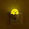 Luz nocturna LED especial para control de luz al por mayor, cáscara de huevo amarilla de pato lindo y creativo, enchufe para alimentar, luces nocturnas para puestos, regalos