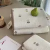 Exportado a Corea, Juego de Tres Piezas de Cubre Cama de Algodón Doble Cara, Colcha de Algodón Acolchada de Cuatro Estaciones Antideslizante Libre de Arrugas, Colchoneta de Tatami