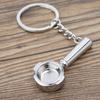 Llavero de Café Estéreo 3D Regalo Pequeño Personalización Aparato de Café Artificial Colgante para Bolso Pequeño Hebilla de Metal Personalización