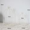 Decoraciones de Jaula de Pájaros de Hierro Estilo Pastoral Ins Set Creativo Americano Dos Estantes de Flores Suculentas Adornos para Macetas Accesorios de Boda