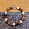 Pulsera pequeña de sándalo dorado DIY con garra de Meow para hombres y mujeres, cuentas de rosario para jugar con texto, joyería decorativa, fabricantes, venta al por mayor