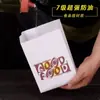 Saco Acordeão à Prova de Óleo para Frango Frito Sacola de Papel Grau Alimentício Sacola de Embalagem para Lanches Sacola de Papel para Coxas e Asas de Frango Frete Grátis