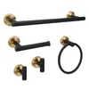 Accesorios de Baño de Acero Inoxidable Transfronterizos Juego de Toalleros Juego de Accesorios de Ferretería para Baño Juego Completo de Barras para Toallas de Baño