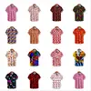 Camisa Informal de Manga Corta Suelta y Moderna para Hombre con Estampado de Corazón Estilo Nuevo Transfronterizo para el Día de San Valentín Sin Bolsillos