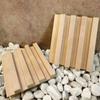 Procesamiento y Personalización de Materiales de Decoración Interior, Chapa de Madera, Pared de Fondo de Celebridad de Internet, Celosía de Madera Maciza, Madera de Pino, Sin Pintura y a Prueba de Humedad