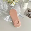 Calcetines de Malla de Verano para Barco para Mujer Delgados Antideslizantes en el Talón Transpirables Huecos Color Sólido Coreanos Macaron Tobilleros