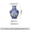 Vaso de Chão de Porcelana Azul e Branca de Jingdezhen Pintado à Mão Janela Ornamentos de Cerâmica Vaso de Cerâmica Vaso de Vila