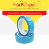 Fornecimento de fábrica PET azul geladeira fita de alta temperatura resistente descascamento alta resistência poliéster filme acrílico fita