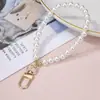 Hebilla de Llavero de Perla Accesorios de Cadena de Perla para Bolsos Estuche de Teléfono DIY Colgante de Llavero Joyería Al por Mayor